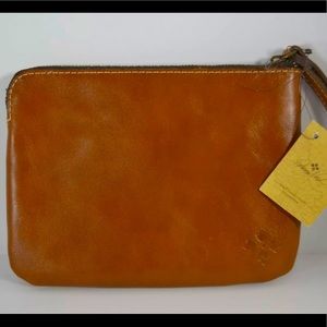 Patricia Nash Cassini Wristlet Tanned Leather, NWT
